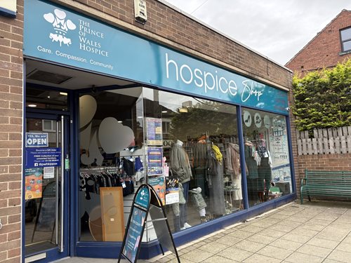 Kippax Hospice shop