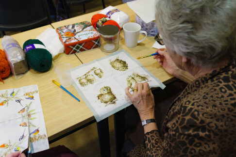 Craft group at The Prince of wales Hospice, Pontefract