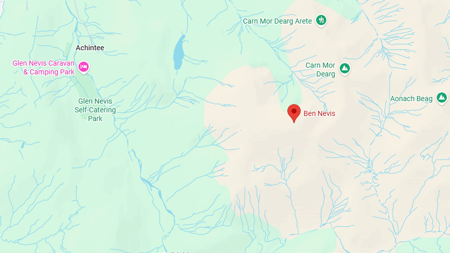 Ben Nevis location