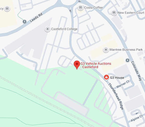 Event location for the Sunset Stroll: G3 Vehicle Auctions