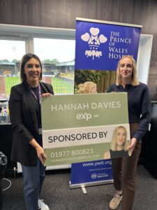 Hannah Davies and community and partnerships fundraiser Emma Thwaite
