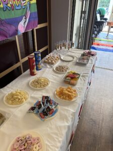 Lots of food and drink for pride