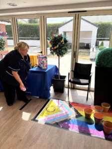 Nurse playing Hospice Pride game