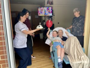 Shaun and his family celebrating