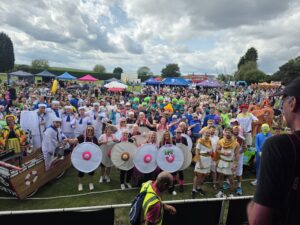 Ackworth pramfest all teams group photo