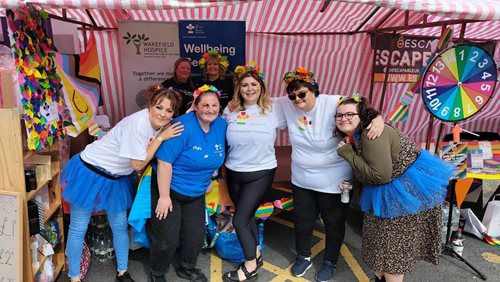 Embracing Diversity: Wellbeing Team's Vibrant Day at Wakefield Pride
