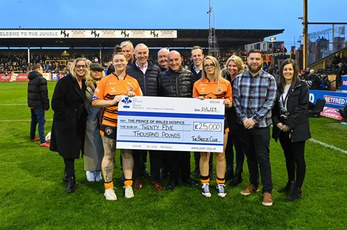 The Breeze Club donate huge cheque of £25,000!
