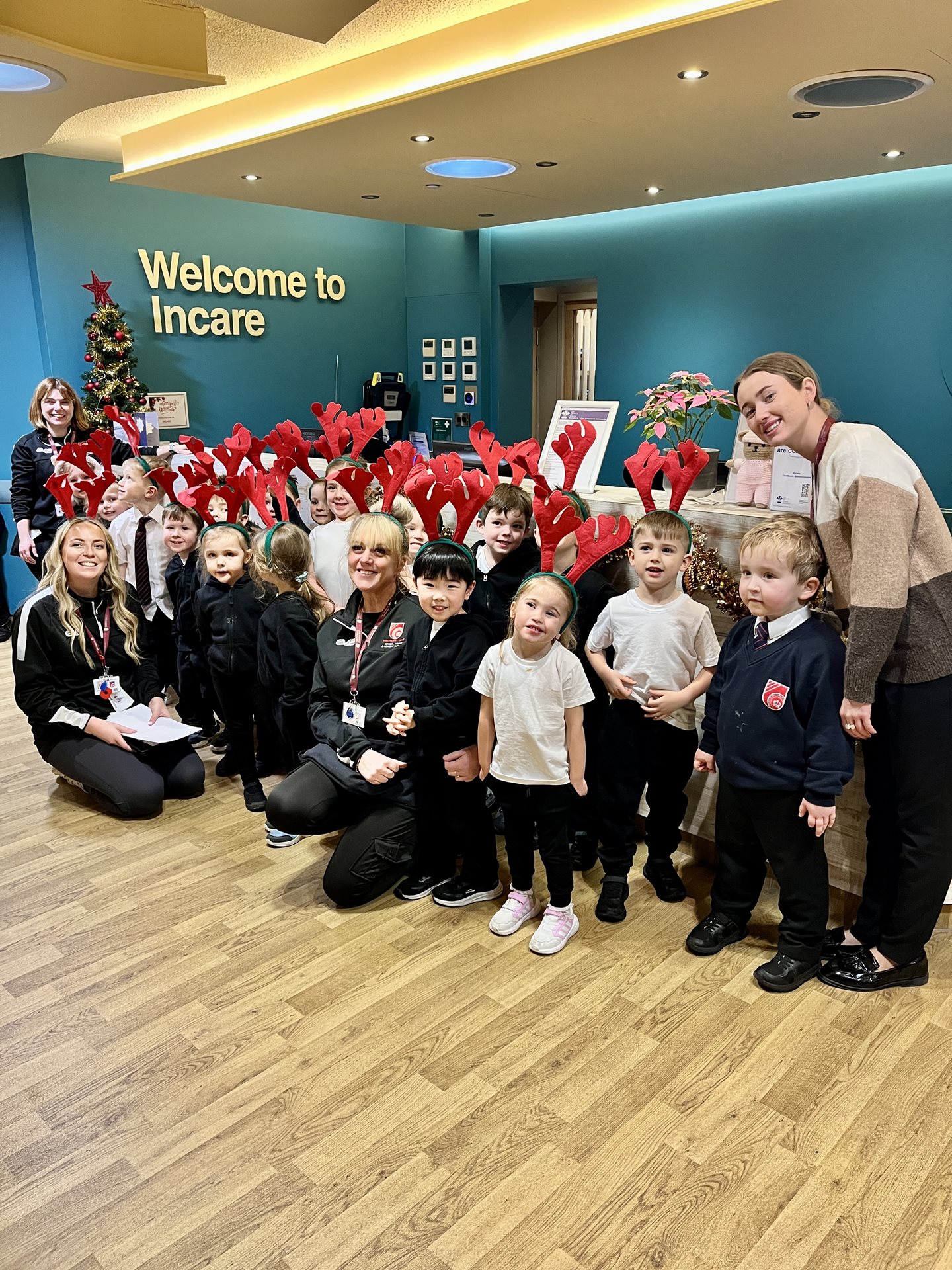 Halfpenny Lane reception class visit our ward