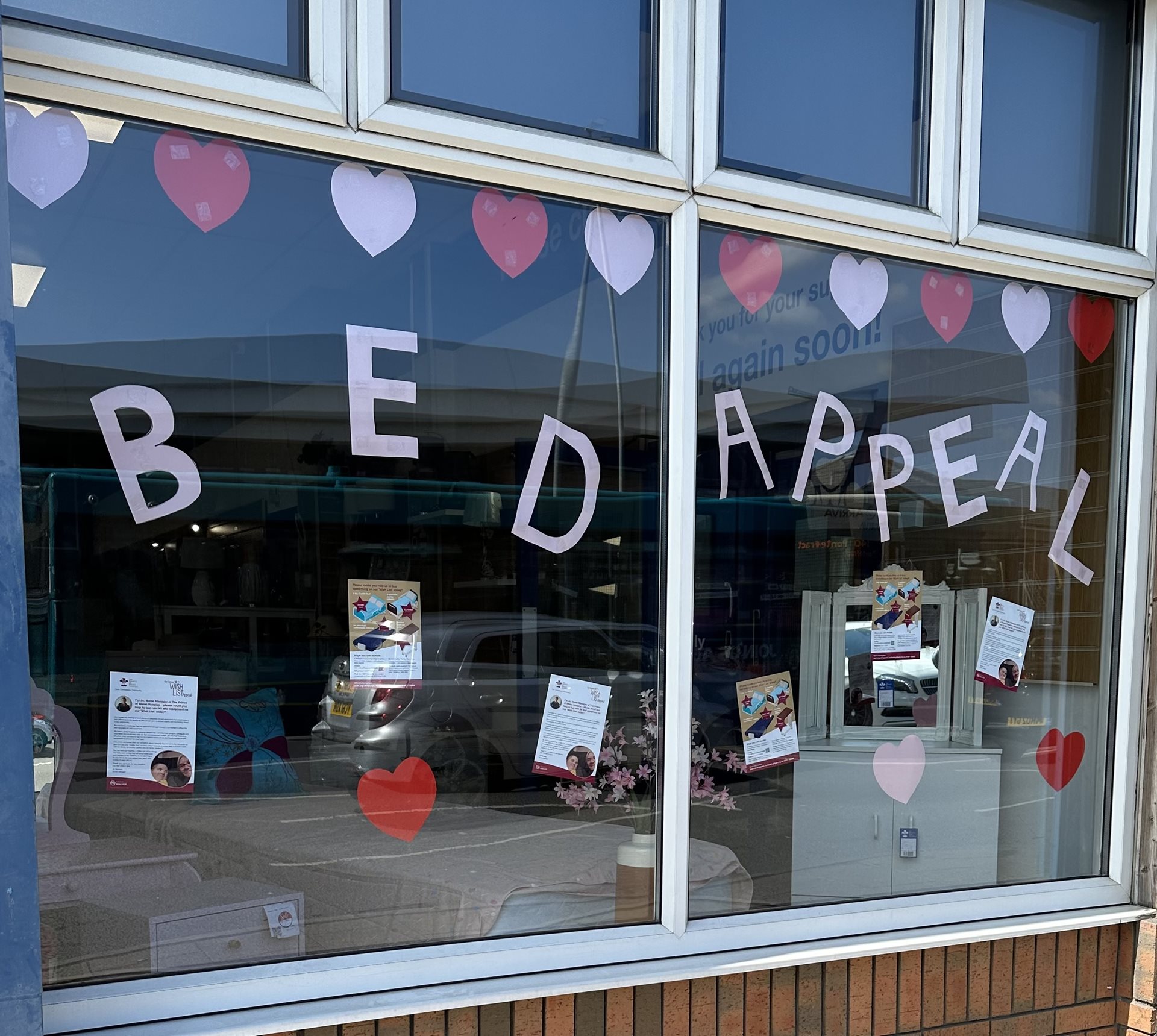 Nurses Wish List appeal shop window