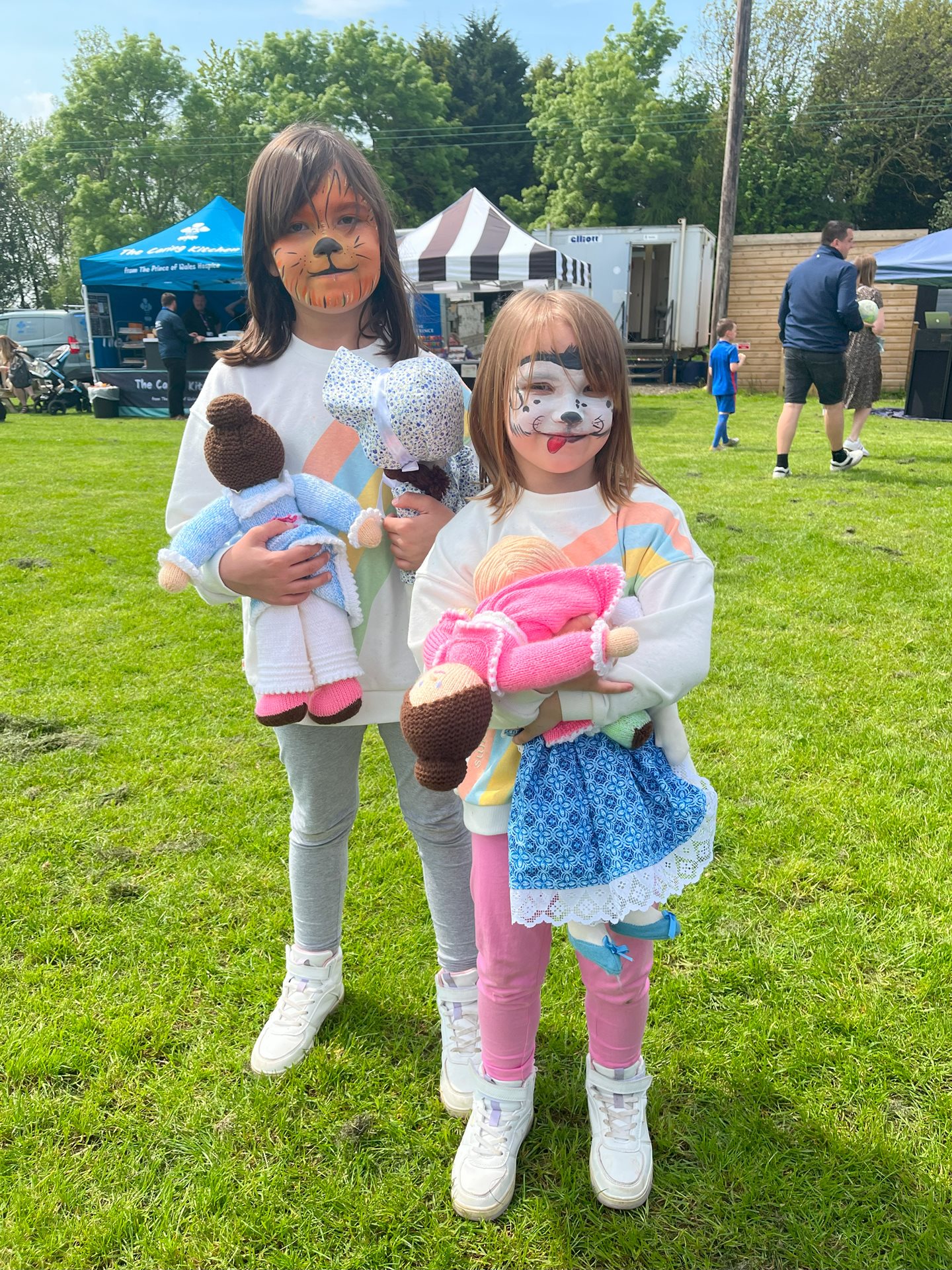 Face painting at our family fun day