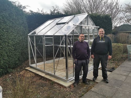 New green house for our patients