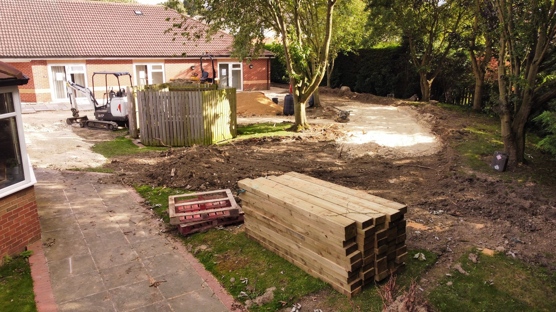 Before phase 1 of the garden project
