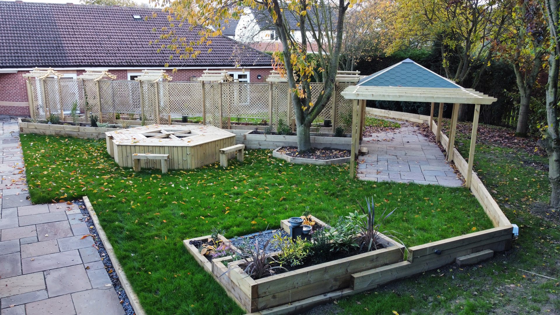 After phase 1 of the garden project