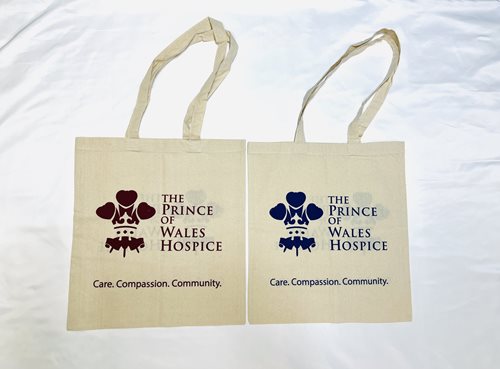 Cotton printed tote bag