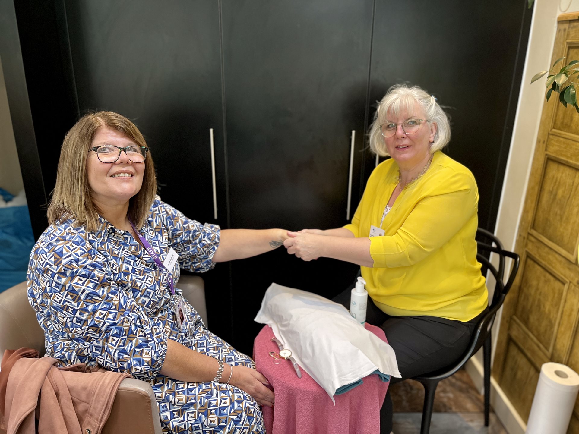 Hospice open day complementary therapy
